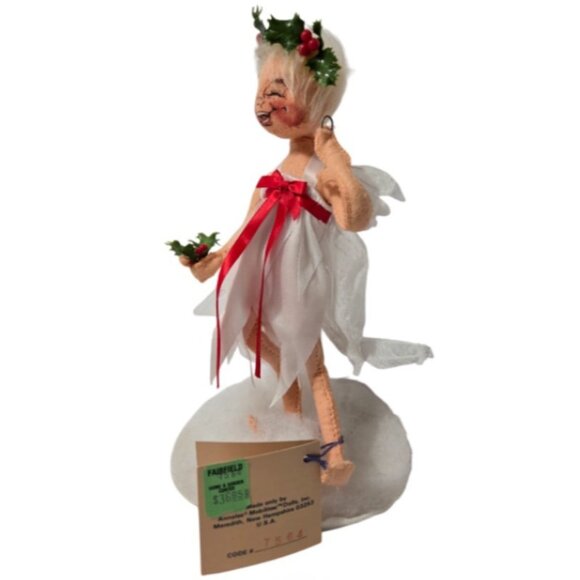 Annalee Dolls Vintage Christmas Mobilitee #7564 White Fairy Girl on Stand - NWT - Picture 3 of 7